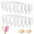 10 Pcs Ice Cream Molds, Silicone Popsicles Molds Ice Pop Molds Ice Cream Maker Ice Pop Cream Molds with 200 Wooden Sticks for DIY Ice Cream Chocolate Dessert