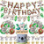 Koala Birthday Party Decorations with Cute Koala Happy Birthday Banner, Latex Balloons, Cake Cupcake Toppers for Koala Birthday Party Jungle Animal Party Supplies