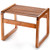 Nicunom Step Stools for Kids, Bamboo Stepping Stools, Slip Resistant Bedside Step Stool, Wood Foot Rest Stool Toilet Stool One Step Stool for Kids Adults
