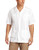Cubavera Men's Short Sleeve Traditional Guayabera Shirt, Bright White, XX-Large