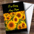Sunflowers Personalized Sorry Greetings Greetings Card