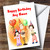 Fun Party Personalized Children's Birthday Greetings Greetings Card