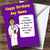 Offensive & Insulting Funny Joke Doctors Diagnosis Purple Personalized Birthday Greetings Greetings Card