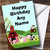 Farm Animals and Tractor Personalized Birthday Greetings Greetings Card
