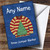 Funny Offensive Jumper Blue Personalized Christmas Holiday Greetings Greetings Card