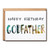 Happy Birthday Godfather - Godfather Birthday Card - Godfather Card - Card For Godfather Modern - Godfather Birthday Card - Card For Godfather