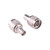 RFaha 2pcs N to BNC Coax Connector N Type Male to BNC Female RF Coaxial Adapter Antenna Converter for Radio(F137-2)