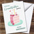 Grandfather Birthday Slice Of Cake Card Personalized Birthday Card