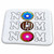 3dRose Nom Nom Nom Donuts - Bathroom Bath Rug Mats (rug-175365-1)