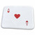 3dRose Ace of Hearts Playing Card - Red Heart Suit - Gifts... - Bathroom Bath Rug Mats (rug-76551-1)