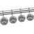 Shower Curtain Hooks, Rust Proof Shower Curtain Rings for Bathroom, Decorative Shower Curtain Hooks Hangers for Shower Curtain Rod, Unicorn Stripes Rainbow Cartoon