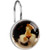 Shower Curtain Hooks, Rust Proof Shower Curtain Rings for Bathroom, Decorative Shower Curtain Hooks Hangers for Shower Curtain Rod, Lovely Animal Cat
