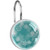 Shower Curtain Hooks, Shower Curtain Rings, Rust Proof Stainless Steel Shower Hooks for Curtain Bathroom Shower Rods, Teal Merry Christmas Snowflake Shower Curtain Hooks, Shower Curtain Rings, Rust Proof Stainless Steel Shower Hooks for Curtain Bathroom Shower Rods, Teal Merry Christmas Snowflake