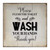 Rustic Wood Sign Bathroom Decor Flush The Toilet and Wash Your Hands Decorative Toilet Wooden Sign with Funny Quote Wall Decoration Home Decor for Toilet Washroom Restroom Lavatory Funny Sign