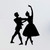 TheVinylGuru - Ballerina Wall Decal Sticker - 36 in. - Ballet Couple Dancing Vinyl Art Mural for Kid Teen Boy Girl Room Bedroom Decor TheVinylGuru - Ballerina Wall Decal Sticker - 36 in. - Ballet Couple Dancing Vinyl Art Mural for Kid Teen Boy Girl Room Bedroom Decor