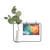 DIYthinker Nebula Adjacent Small Blue Nebula Pattern Metal Picture Frame Ceramic Vase Decor
