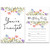 Wildflower Birthday Party Invitations with Envelopes Set of 20 Spring Summer Wildflower Birthday Party Invites Fill in Blank