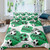 Football Printed Comforter Cover Set for Kids Boys Teens Sports Theme Duvet Cover Soccer Ball Bedding Set Competitive Games Quilt Cover Bedroom Decor 3Pcs Bedclothes Full Size White Green