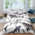 Feelyou Ocean Shark Bedding Set Gray White Shark Duvet Cover Set for Kids Boys Girls Sea Creature Sealife Comforter Cover Animal Printed Quilt Cover Bedroom Collection 3Pcs Full Size