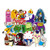 Meet Holiday Adventure Time Skateboard Vinyl Stickers Car Motorcycle Bicycle Luggage Decal Graffiti Patches Skateboard Stickers for Laptop