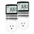Techbee Indoor Digital Electrical Outlet Timer Plug with Countdown Delay ON/Off Switch, 7-Day 24 Hour Programmable (2 Pack)
