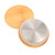 Glass Lids Teapot 2Pcs Glass Water Pitcher Wood Lid Replacement Stainless Steel Pitcher Cover Cold Drink Jug Covers Lid Carafe Lids Beverage Jar Cover Glass Teapot
