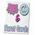 3dRose Love Peace and Tarot Cards Pastel Blue and Purple - Towels (twl-122473-2)