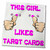 3dRose This Girl Likes Tarot Cards - Towels (twl-150757-3)