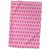 3dRose Contemporary White and Pink Criss Cross Octagon Pattern - Towels (twl-215745-1)