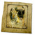 3dRose Image of Tiger Cub Frame with Bird, Vintage Tan, Sign of The Tiger - Towels (twl-355059-3)