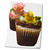 3dRose Sandy Mertens Food Designs - Chocolate Cupcakes - Towels (twl-6234-2)