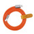 xiwai Type A 120W Power USB-A to USB-C Liquid Silicone Ultra Soft USB2.0 Data Orange Cable Fast Charge for Laptop Tablet Phone 200CM