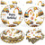 Heboland Construction Birthday Party Supplies Plates and Napkins Set for 25 Guests, Construction Theme Party Decorations for Boys Kids