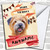 Watercolour Rustic Dog Cairn Terrier Personalized Birthday Greetings Card