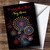 Black Fireworks Personalized New Years Greetings Greetings Card
