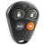 Replacement for Viper Python Avital Hornet Automate 4-Button Keyless Entry Remote EZSDEI474V (Orange)