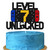 Level 7th Unlocked Sign Cake Topper Happy 7th Birthday Level Up seventh Cake Decorations for Video Game Controller Themed Kids Boy Girl Bday Party Supplies Double Sided