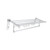 Holibanna 1 Set Towel Rack Wall Hanging Shelf Metal Wall Shelf Wall Hanging Shelves Kitchen Wall Pot Rack Bathroom Shelf Hook Kitchen Storage Organizer Towel Shelf Set Portable Towel Rack