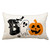 Halloween Pillow Covers 12x20 Halloween Ghost Spider Pumpkin Pillow Covers Halloween Decorations Throw Pillow Covers for Sofa Couch