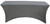 Banquet Tables Pro 6 ft. Rectangular Stretch Spandex Tablecloth (Dark Grey, 1)