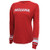 NCAA Indiana Hoosiers Women's Campus Specialties Long Sleeve Fan Tee, Medium, Cardinal