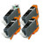 J2INK Compatible Ink Cartridge Replacement for Canon CLI-226 (4 Small Black) 4 Pack CLI-226BK