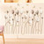 Plain Tulip Butterfly Flower Wall Stickers,sacinora Floral Art DIY Plants Wall Decals Removable Vinyl Peel and Stick for Living Room Bedroom Children's Room Sofa TV Background Decorations