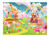Allenjoy 8x6ft Lollipop Candyland Backdrop Sweet Cartoon Rainbow for Girls Princess 1st First Birthday Decorations Photography Cupcake Icecream Donut Candy Party Supplies Photo Booth Background Props