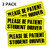 Car Safety Reflective Sign Magnet Sticker, Please Be Patient Student Driver Vehicle Reflective Sign Sticker Bumper Student Driver Set of 3