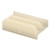 Line Products M 6219 Sliding Shower Door Bottom Guide For 7/16 in. Thick Doors, Plastic Construction, White