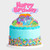 Treasures Gifted Girl Dinosaur Cake Topper - Dinosaur Cake Decorations - Girl Dinosaur Party Decorations - Dinosaur Decorations for Birthday Party - Girl Dinosaur Party Supplies - Dinosaur Party Decor
