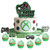 Video Game Cake Toppers, Video Game Happy Birthday Cake Decorations Boys with Green Black Gaming Theme Cupcake Topper Picks Birthday Decorations for Boys Kids Gaming Birthday Party Favors Supplies