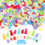 FOIMAS 1800pcs Easter Confetti,Egg Bunny Chick Table Confettis Glitter Foil Scatter for Easter Card Table Party Decoration