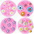Mujiang Daisy Flower Fondant Molds Chrysanthemum Silicone Molds Small Flower Fondant Cake Chocolate Mold For Cake Decoration Cupcake Topper Candy Polymer Clay Gum Paste Set Of 4